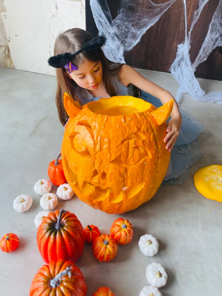 ジャック・オー・ランタンできあがり！